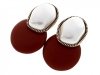 gold plated earrings with exclusive cubic zirconia